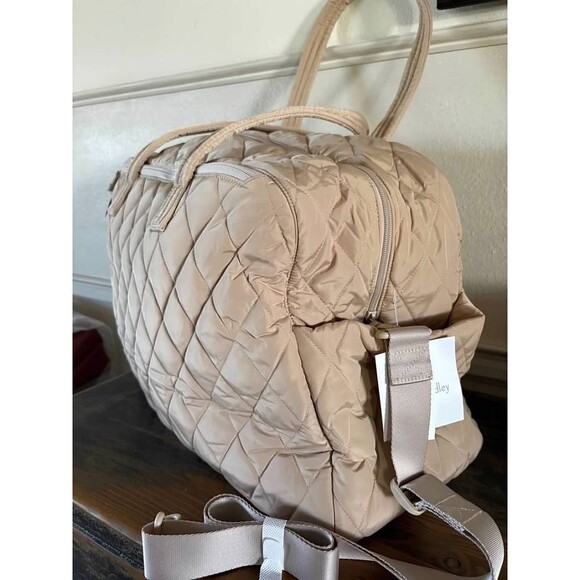 Vera Bradley Handbags - Vera Bradley Grand Traveler Carry-on Travel Luggage Caramel Cream- NWT